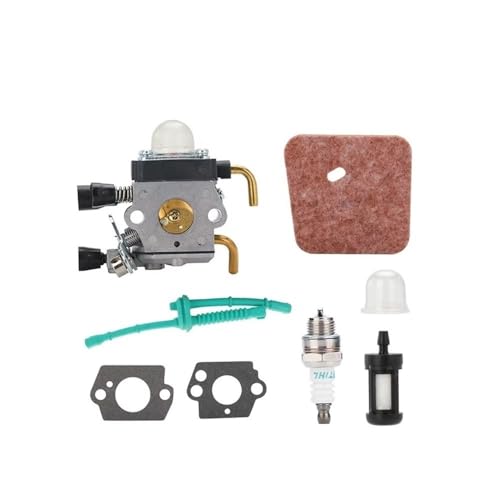 Vergaser-Kit mit Luftfilterleitungsdichtung Carb Fit for S-ihl FS55 FS55R FS55RC KM55 HL45KM55R FS38 Fadentrimmer Unkrautfresser(1 Set B) von RJhXzK