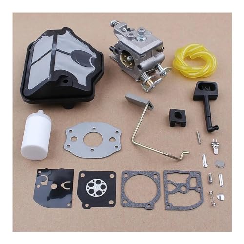 Vergaser-Luftfilter-Vergaser-Kit passend for Hus 36 41 136 137 141 142 Kettensäge 530071987 530019172 530035482 C1Q-W29E von RJhXzK