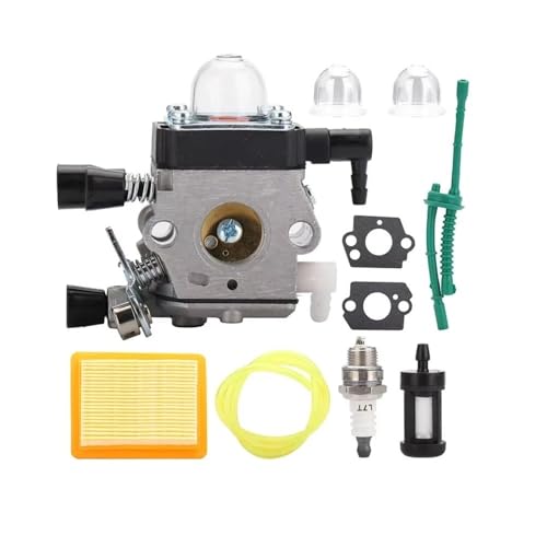 Vergaser passend for S-HIL MM55 MM55C Bodenfräsen-Trimmerteile C1Q-S202A Vergaser ersetzt 4601-120-0600 mit Luftfilter-Tuning-Kit von RJhXzK