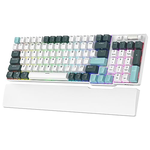 RK ROYAL KLUDGE RK96 RGB Limited Ed, 90% 96 Tasten Triple Mode Bluetooth 5.0/2.4G/USB-C Hot-Swap-fähige mechanische Tastatur mit Software und massivem Akku, RK Yellow Switch, Camp Grün, QWERTY von RK ROYAL KLUDGE