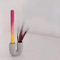 Vase Mit Integriertem Kerzenhalter in U Form von RKDesignAT