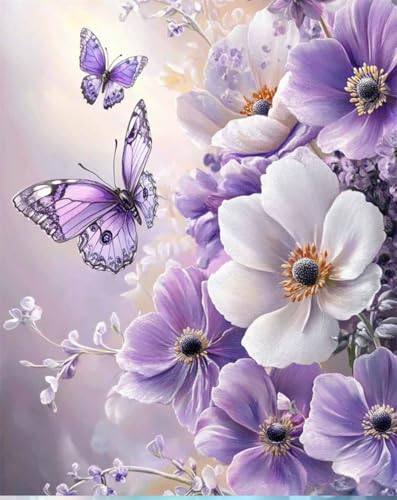 RKFLGEW DIY Kreuzstich-Set Mit Perlen Fantasie Anemone Und Schmetterling Perlenkreuzstich-Stickmuster,Diy-Wandbehang,3D-Perlen-Set Für Handarbeiten 40x50cm RKFLGEW DIY Kreuzstich-Set Mit Perlen Fantasie Anemone Und Schmetterling Perlenkreuzstich-Stickmuster,Diy-Wandbehang,3D-Perlen-Set Für Handarbeiten 40x50cm von RKFLGEW