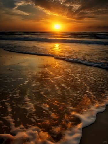 RKFLGEW Diy Kreuzstich-Set Mit Perlen Sonnenuntergangslandschaft Am Strand Nadelstich-Sets: Perlenkreuzstich, 3D-Perlenmalerei, Handarbeit Für Handarbeiten 40x50cm RKFLGEW Diy Kreuzstich-Set Mit Perlen Sonnenuntergangslandschaft Am Strand Nadelstich-Sets: Perlenkreuzstich, 3D-Perlenmalerei, Handarbeit Für Handarbeiten 40x50cm von RKFLGEW