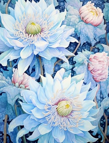 RKFLGEW Diy Perlen Zum Sticken Aquarellblumen Diy-Stickerei Mit Perlen, Kreuzstich-Set, Perlenstickerei-Sets 3Mm Wulst Für Handarbeiten 40x50cm RKFLGEW Diy Perlen Zum Sticken Aquarellblumen Diy-Stickerei Mit Perlen, Kreuzstich-Set, Perlenstickerei-Sets 3Mm Wulst Für Handarbeiten 40x50cm von RKFLGEW