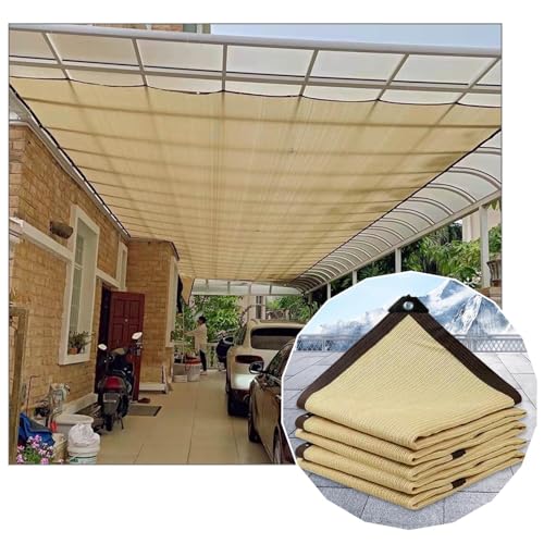 RKJDMSWJ Beige Sonnensegel 85% Schatten Tuch Garten Netting Outdoor Mesh 4x7m Pergola Schatten Net mit Ösen UV Beständig und RKJDMSWJ Beige Sonnensegel 85% Schatten Tuch Garten Netting Outdoor Mesh 4x7m Pergola Schatten Net mit Ösen UV Beständig und von RKJDMSWJ