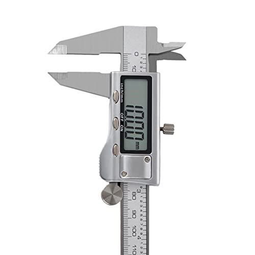 Digitalconiper Elektronischer Mikrometermikrometer/Metrik Bremssattel Lineal Durchmesser/Tiefe Messwerkzeug Großer LCD Bildschirm 9 Typen Digital Contonic Reflee Vernier von RKJRTK