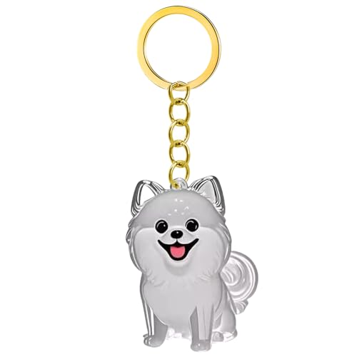 RKJRTK Kleine Hundeform Hair Collector Keyring Tragbare Katzen Pelze Aufbewahrungsbox Schlüsselbund Charme Für Haustierliebhaber Praktische Zubehör Haustierhaarschlüsselkette Für Taschen Geldbörsen von RKJRTK