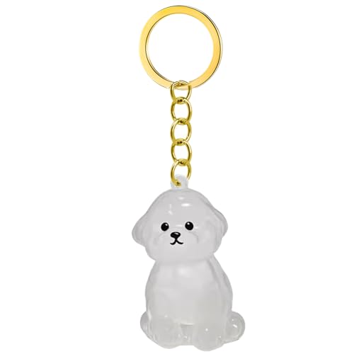 RKJRTK Kleine Hundeform Hair Collector Keyring Tragbare Katzen Pelze Aufbewahrungsbox Schlüsselbund Charme Für Haustierliebhaber Praktische Zubehör Haustierhaarschlüsselkette Für Taschen Geldbörsen von RKJRTK