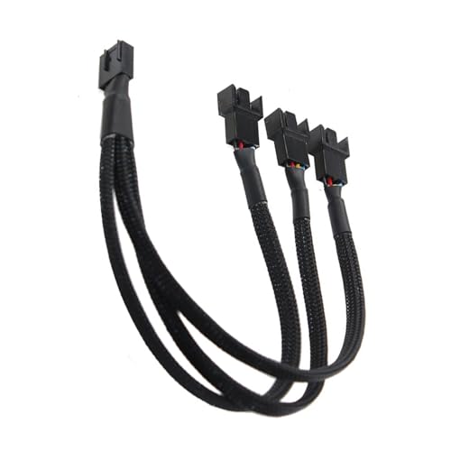 RKJRTK Lüfteradapter 1 Bis 3 Splitterkabel Für PC Kühlsysteme Unterstützt Geschwindigkeitssteuerungen Und Überlastung Schutz RKJRTK Lüfteradapter 1 Bis 3 Splitterkabel Für PC Kühlsysteme Unterstützt Geschwindigkeitssteuerungen Und Überlastung Schutz von RKJRTK