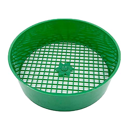 RKJRTK Sieb Earth Stone Fine Garding Tool Home Anpflanzung Plastik Sieb Siebgarten Bodenfilter Netto Sifter von RKJRTK