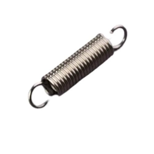1/2 Stück S-Haken aus Edelstahl 304, zylindrisch, spiralförmig, Rückzugsverlängerung, Zugfeder, Drahtdurchmesser 0,8 mm, 1,0 mm, 1,2 mm, Außendurchmesser 9 mm(60mm (2Pcs),9mm/1.0mm) von RKODRSMG