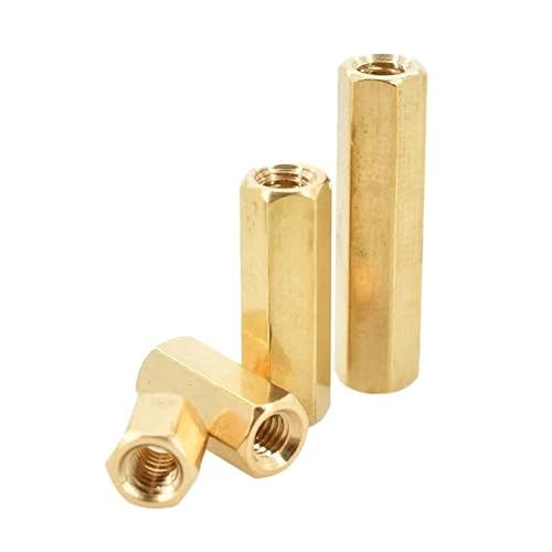 10/20/30/50 Stück M2 M2,5 Länge 3–40 Double Pass Hex Messing männlich weiblich Standoff Board Säule Sechskantgewinde PCB Motherboard Abstandsmutter Hohlsäule(35mm (20pcs),M2) von RKODRSMG