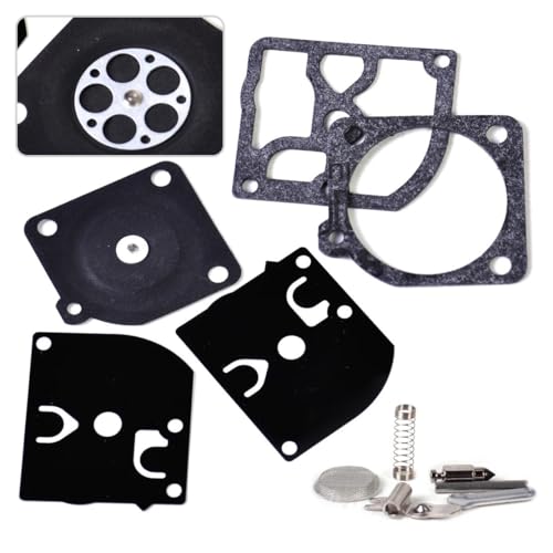 12 stücke Carb Vergaser Reparatur Kit Fit for Homelite McCullock Poulon WeedEater Zama RB-39 Rebulid von RKODRSMG