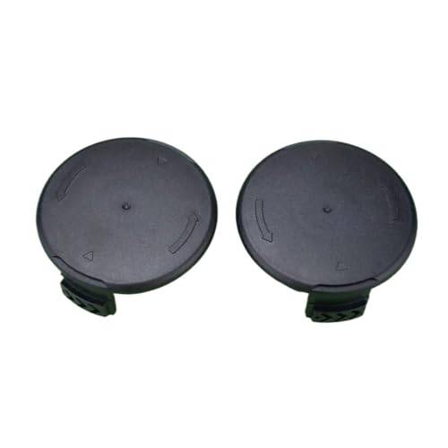 2 Stück schwarze Ersatz-Grasfresser-Spulenkappenabdeckung passend for Hyper Tough-Fadentrimmer HT19-401-003-06 HT19-401-003-07 von RKODRSMG