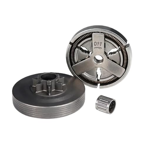 3 stücke Kupplungstrommel + Kupplungsdeckel + Nadellagersatz for Kettensäge 4500 5200 5800 45cc 52cc 58cc Kettensäge Ersatzteile von RKODRSMG