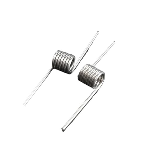 304SUS Torsionskontakte, V-Typ-Federdrehklemme, Drahtdurchmesser 1,2 mm, Torsionsfeder, Außendurchmesser: 6–12 mm, Winkel (120180)(3 laps (180 degrees),7MM) von RKODRSMG