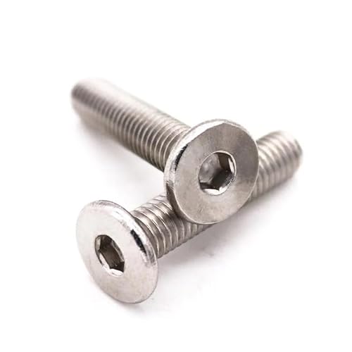 5/10/50 Stück CM M3 M4 M5 304 Edelstahl Sechskant Innensechskant Ultradünne flache Waferkopf-Inbusschraube(50mm,M5 10pcs) von RKODRSMG