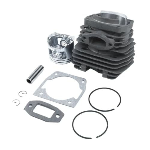 9-teiliges Kettensägen-Zylinderkolben-Kit for 52CC 5200 Modell, 45MM Bohrung mit Ersatzkolbenbolzenringen und Dichtungen for die Wartung von RKODRSMG