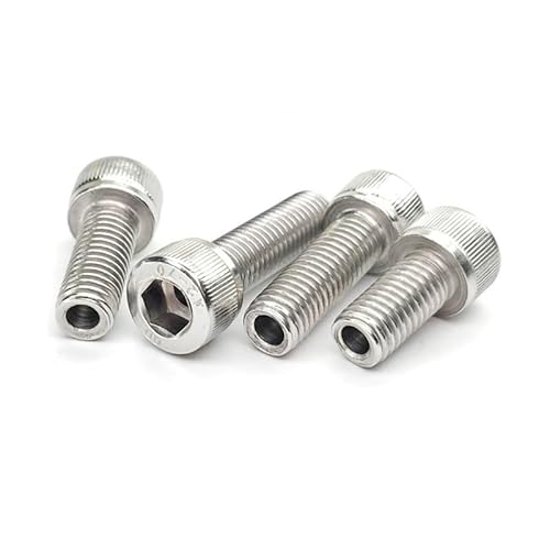 RKODRSMG 5 Stücke M5 SUS304 Edelstahl Innensechskant Rändelkappe Kopf Hohlschrauben Maske Maschine Durchgangsloch Schrauben Bolzen(20mm) von RKODRSMG