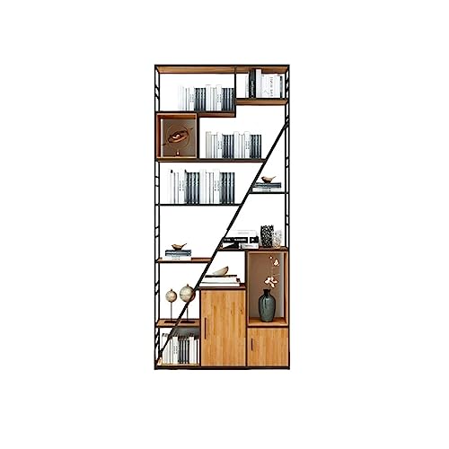Bücherregal Kreatives Metall-Bücherregal, vom Boden bis zur Decke reichendes Bücherregal, Wohnzimmer-Display-Rack, Arbeitszimmer, Büro, Trennwand, dekoratives Rack Bücherregal mit Stauraum(B-120cm) Bücherregal Kreatives Metall-Bücherregal, vom Boden bis zur Decke reichendes Bücherregal, Wohnzimmer-Display-Rack, Arbeitszimmer, Büro, Trennwand, dekoratives Rack Bücherregal mit Stauraum(B-120cm) von RKVXCJHDR