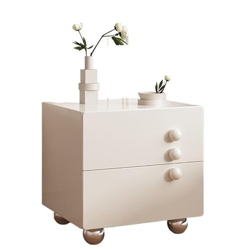Nachttisch Nachttisch Aus Massivem Holz Im Cremefarbenen Stil, Italienischer, Minimalistischer Schlafzimmer-Aufbewahrungsschrank, Einfacher Kleiner Nachttisch Nachttische Fürs Schlafzimmer(B,50/40/48) Nachttisch Nachttisch Aus Massivem Holz Im Cremefarbenen Stil, Italienischer, Minimalistischer Schlafzimmer-Aufbewahrungsschrank, Einfacher Kleiner Nachttisch Nachttische Fürs Schlafzimmer(B,50/40/48) von RKVXCJHDR