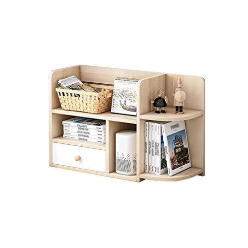 RKVXCJHDR Bücherregal Einfache Schreibtisch-Speicher-Rack Multi-Layer Kleiner Rack-Student mit Schubladengestell for Bürospeicherbuch-Magazin-Dateispeicherung Bücherregal mit Stauraum RKVXCJHDR Bücherregal Einfache Schreibtisch-Speicher-Rack Multi-Layer Kleiner Rack-Student mit Schubladengestell for Bürospeicherbuch-Magazin-Dateispeicherung Bücherregal mit Stauraum von RKVXCJHDR