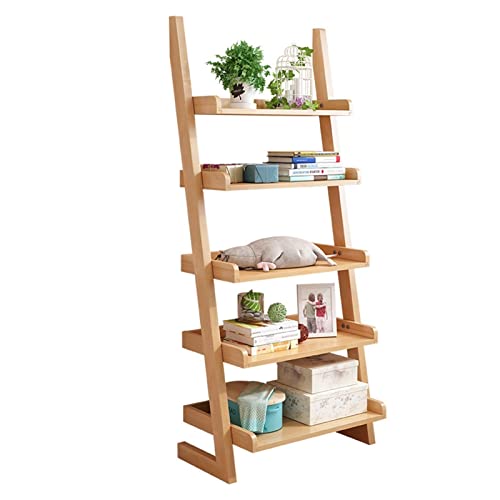 RKVXCJHDR Bücherregal Home Bookshelf Nordic Creative Trapezoidal Storage Display Rack 5-Layer-Speicherregal Geeignet for Wohnzimmerstudienbüro Bücherregal mit Stauraum(A) von RKVXCJHDR