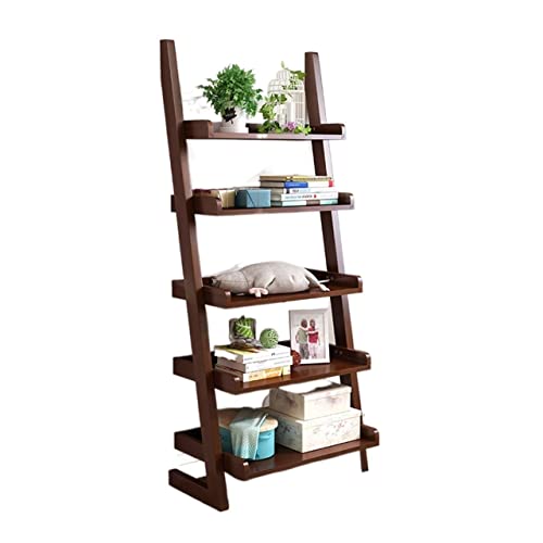 RKVXCJHDR Bücherregal Home Bookshelf Nordic Creative Trapezoidal Storage Display Rack 5-Layer-Speicherregal Geeignet for Wohnzimmerstudienbüro Bücherregal mit Stauraum(B) von RKVXCJHDR