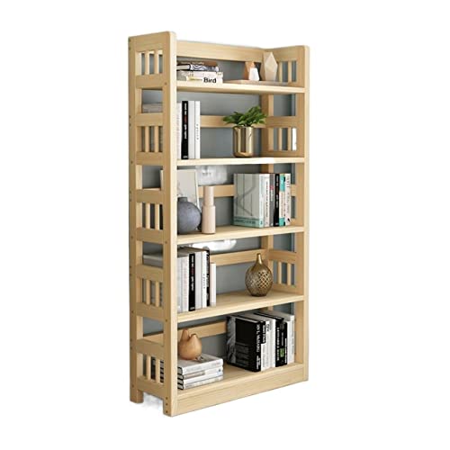 RKVXCJHDR Bücherregal Innenräume 5-Layer-Regal raumhohe Decken Dateiregalregal for Wohnzimmerstudien Office-Aufbewahrungs-Display-Rack geeignet Bücherregal mit Stauraum(100cm) von RKVXCJHDR