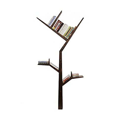 RKVXCJHDR Bücherregal Kreatives Baumregal, raumhohes Bücherregal, Wohnzimmer-Präsentationsregal, Heimlagerregal, geeignet for Zeitschriftenbücher Bücherregal mit Stauraum(A) von RKVXCJHDR