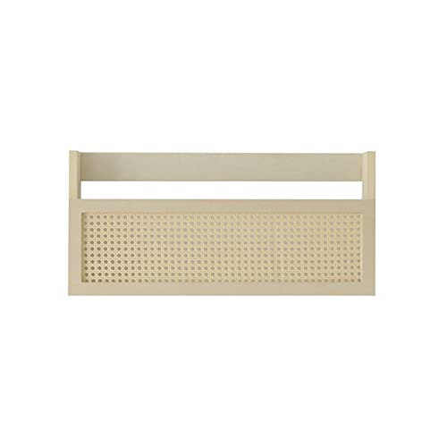 RKVXCJHDR Bücherregal Wand montiertes Bücherregal Rattan Lagern Rack Nordic Zeitungsregal Storage Bookshelf Wall Decoration Home Display Buchhandel Bücherregal mit Stauraum von RKVXCJHDR