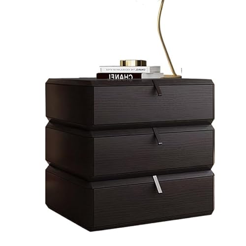 RKVXCJHDR Nachttisch Moderner, Minimalistischer, Drehbarer Nachttisch Aus Holz, Schlafzimmer, Kreativer Nachttisch, Aufbewahrungsschrank Nachttische Fürs Schlafzimmer(1) von RKVXCJHDR