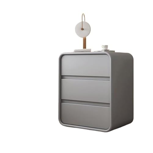 RKVXCJHDR Nachttisch Nachttisch Im Cremefarbenen Stil, Schlafzimmer, Zuhause, Moderner, Einfacher Dreischichtiger Nachttisch Mit Aufbewahrungsschrank Nachttische Fürs Schlafzimmer(4,35cm) von RKVXCJHDR