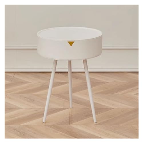 RKVXCJHDR Nachttisch Nachttische for das Wohnzimmer, kleine runde Tische, einfache Balkontische, kleine Schlafzimmer-Nachttische Nachttische Fürs Schlafzimmer(B) von RKVXCJHDR