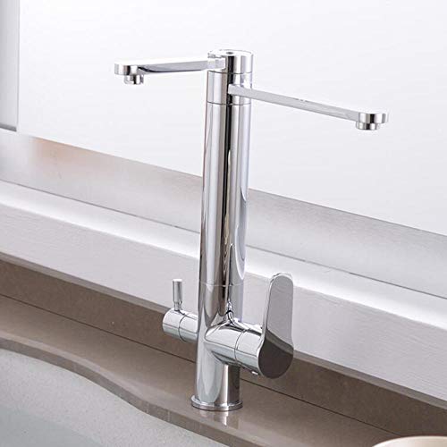 Küchenarmatur 3 in 1 Chrom Messing Heiß und Kalt 360 ° Rotation Filtration Multifunktions-Armaturen für Küchenspülen Küchenarmatur 3 in 1 Chrom Messing Heiß und Kalt 360 ° Rotation Filtration Multifunktions-Armaturen für Küchenspülen von RKYRRKI