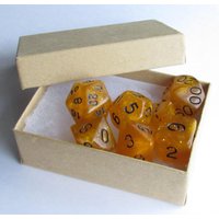 D&d Würfel Set Magnete Gold Glitzer von RKathrynDesign