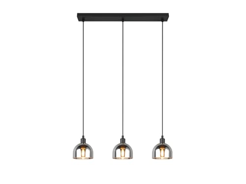 RL LIVE YOUR LIGHT Pendelleuchte MOLLY 3-flammig mit Glas Chrom verspiegelt, Ø 12cm von RL LIVE YOUR LIGHT