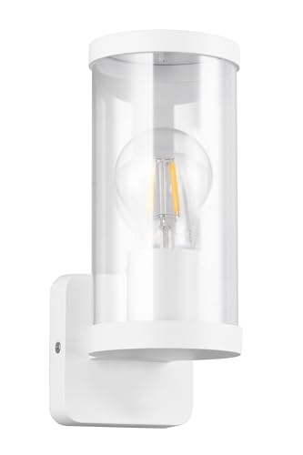 RL LIVE YOUR LIGHT Reality Leuchten Außen Wandleuchte Bonito R21596131, Aluminium Druckguss Weiß matt, Schirm Kunststoff klar, exkl. 1x E27 RL LIVE YOUR LIGHT Reality Leuchten Außen Wandleuchte Bonito R21596131, Aluminium Druckguss Weiß matt, Schirm Kunststoff klar, exkl. 1x E27 von RL LIVE YOUR LIGHT