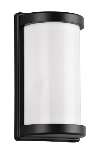 Reality Leuchten Außen Wandleuchte Puelo R21186132, Aluminium Druckguss Schwarz matt, Schirm Kunststoff Weiß, exkl. 1x E27 Reality Leuchten Außen Wandleuchte Puelo R21186132, Aluminium Druckguss Schwarz matt, Schirm Kunststoff Weiß, exkl. 1x E27 von RL LIVE YOUR LIGHT