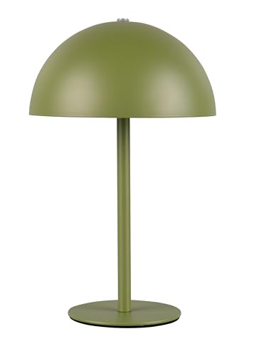 Reality Leuchten LED Akku Tischleuchte Munoz R54891115, Metall Grün matt, inkl. 1.3 Watt LED, 4-fach Touch von RL LIVE YOUR LIGHT