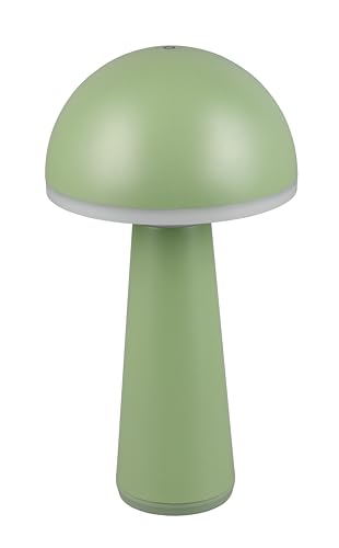 Reality Leuchten LED Außen Akku Tischleuchte Fungo R57716149, Metall Pistaziengrün, Kunststoff Weiß, inkl. 2 Watt LED, dimmbar, Lichtfarbe einstellbar, Ladestation Reality Leuchten LED Außen Akku Tischleuchte Fungo R57716149, Metall Pistaziengrün, Kunststoff Weiß, inkl. 2 Watt LED, dimmbar, Lichtfarbe einstellbar, Ladestation von RL LIVE YOUR LIGHT