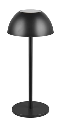 Reality Leuchten LED Außen Akku Tischleuchte Ricardo R54106132, Kunststoff Schwarz matt, inkl. 1.7 Watt LED, 4-fach Touch von RL LIVE YOUR LIGHT