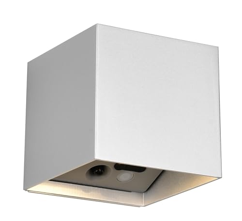 Reality Leuchten LED Außen Akku Wandleuchte Genie R24169687, Kunststoff Titanfarbig, inkl. 1 Watt LED, Bewegungssensor Reality Leuchten LED Außen Akku Wandleuchte Genie R24169687, Kunststoff Titanfarbig, inkl. 1 Watt LED, Bewegungssensor von RL LIVE YOUR LIGHT