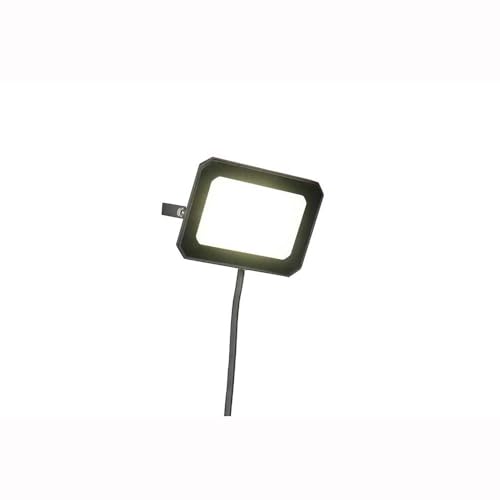 Reality Leuchten LED Außen Strahler Funchal R23346232, Aluminium Druckguss Schwarz matt, inkl. 30 Watt LED von RL LIVE YOUR LIGHT