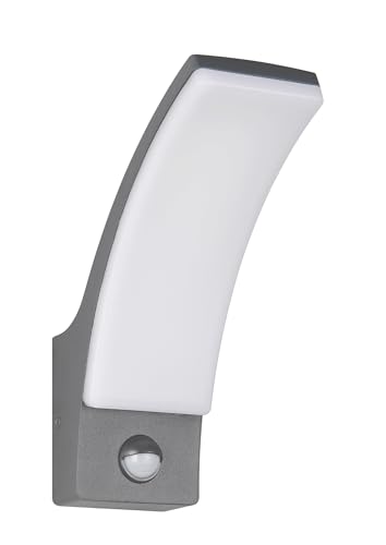 Reality Leuchten LED Außen Wandleuchte Beja R23359142, Aluminium Druckguss, Acryl weiß, inkl. 12.5 Watt LED, Bewegungssensor von RL LIVE YOUR LIGHT