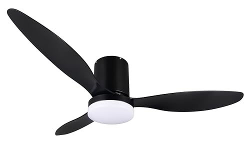 Reality Leuchten LED Deckenventilator mit Beleuchtung Göteborg R64202132, Kunststoff Schwarz matt, 6 Geschwindigkeiten, Sommer- Winterbetrieb, Fernbedienung, Dimmer, Timer, Nachtlicht, Lichtfarbe Reality Leuchten LED Deckenventilator mit Beleuchtung Göteborg R64202132, Kunststoff Schwarz matt, 6 Geschwindigkeiten, Sommer- Winterbetrieb, Fernbedienung, Dimmer, Timer, Nachtlicht, Lichtfarbe von RL LIVE YOUR LIGHT