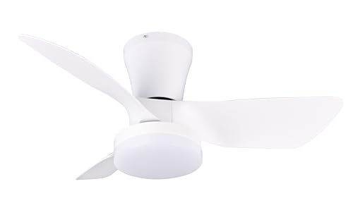 Reality Leuchten LED Deckenventilator mit Beleuchtung Randers R64412131, Kunststoff Weiß matt, 6 Geschwindigkeiten, Sommer- Winterbetrieb, Fernbedienung, Dimmer, Timer, Nachtlicht, Lichtfarbe regelbar Reality Leuchten LED Deckenventilator mit Beleuchtung Randers R64412131, Kunststoff Weiß matt, 6 Geschwindigkeiten, Sommer- Winterbetrieb, Fernbedienung, Dimmer, Timer, Nachtlicht, Lichtfarbe regelbar von RL LIVE YOUR LIGHT