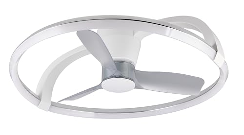 Reality Leuchten LED Deckenventilator mit Beleuchtung Stockholm R64262131, Kunststoff Weiß matt, 6 Geschwindigkeiten, Sommer- Winterbetrieb, Fernbedienung, Dimmer, Timer, Nachtlicht, Lichtfarbe Reality Leuchten LED Deckenventilator mit Beleuchtung Stockholm R64262131, Kunststoff Weiß matt, 6 Geschwindigkeiten, Sommer- Winterbetrieb, Fernbedienung, Dimmer, Timer, Nachtlicht, Lichtfarbe von RL LIVE YOUR LIGHT