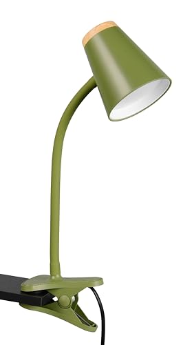 Reality Leuchten LED Klemmleuchte Pongo R25831115, Kunststoff Grün, Holznachbildung, inkl. 4.5 Watt LED, Flexarm Reality Leuchten LED Klemmleuchte Pongo R25831115, Kunststoff Grün, Holznachbildung, inkl. 4.5 Watt LED, Flexarm von RL LIVE YOUR LIGHT