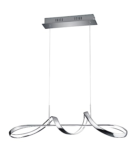 Reality Leuchten LED Pendelleuchte Perugia R37091106, Metall Chrom, inkl. 37 Watt LED, Switch Dimmer Reality Leuchten LED Pendelleuchte Perugia R37091106, Metall Chrom, inkl. 37 Watt LED, Switch Dimmer von RL LIVE YOUR LIGHT